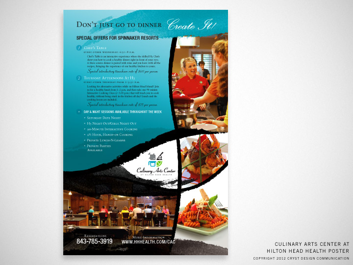 Culinary Arts Center at Hilton Head Health Poster