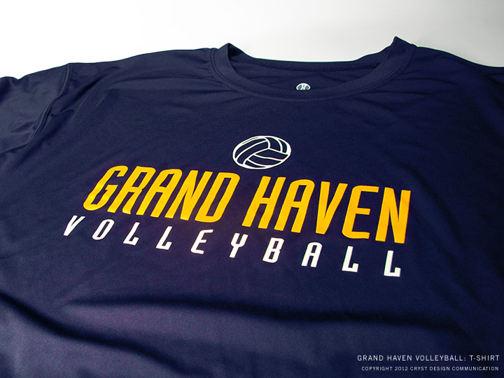 Grand Haven Volleyball : Blue T-Shirt