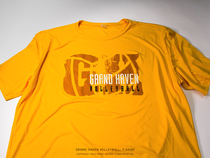 Grand Haven Volleyball : Yellow T-Shirt